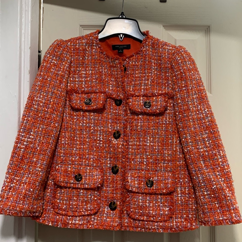 Ann Taylor tweed jacket